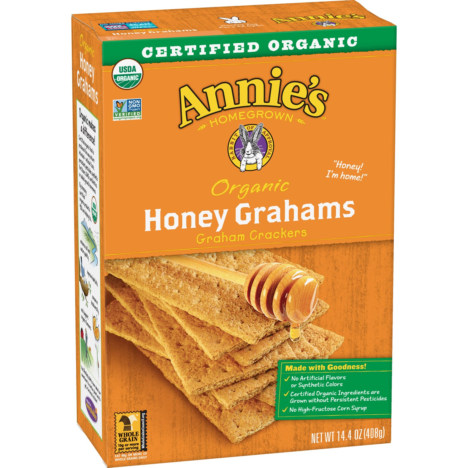 Annie's Organic Graham Crackers, Honey