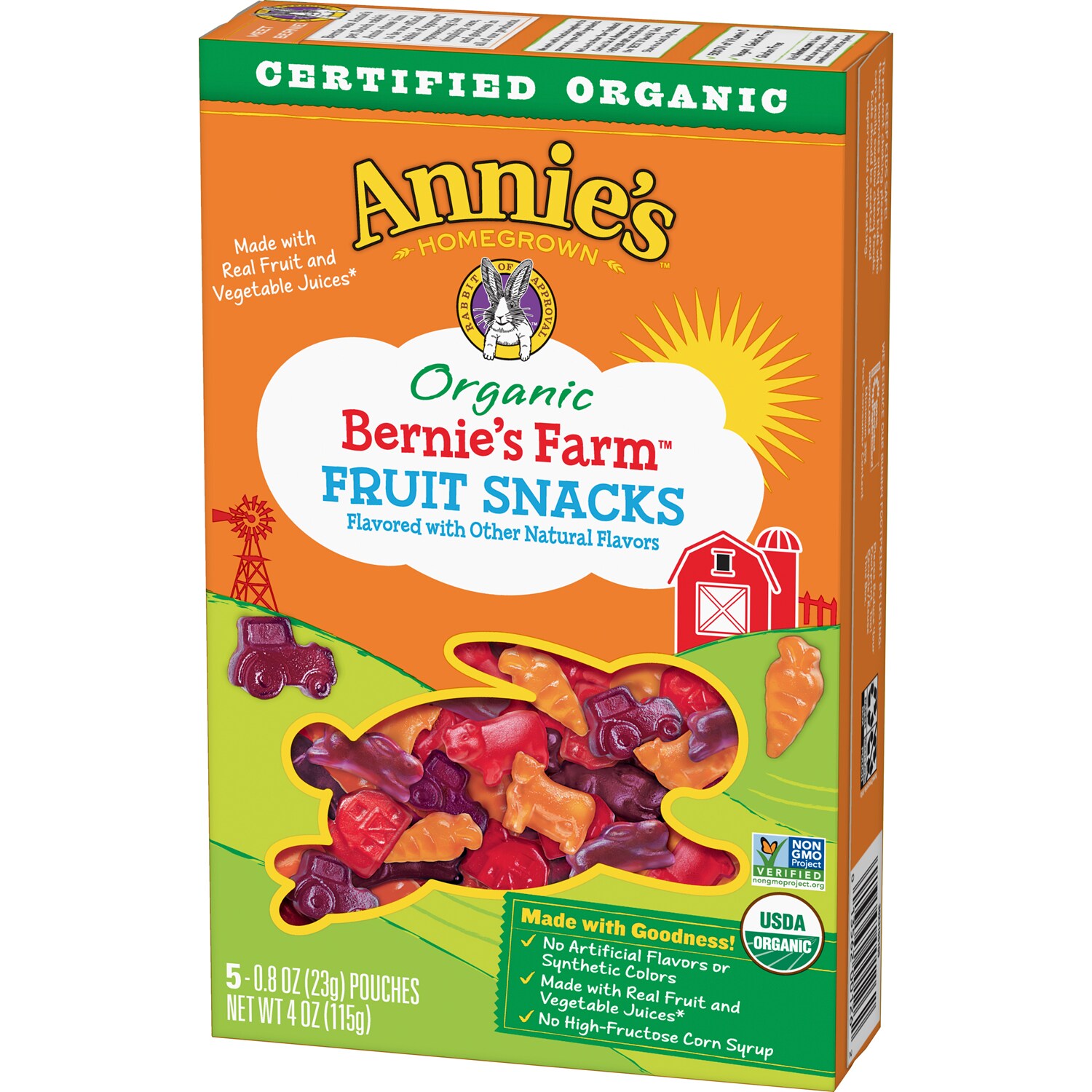 Annie's Organic Bernie's Farm Fruit Snacks