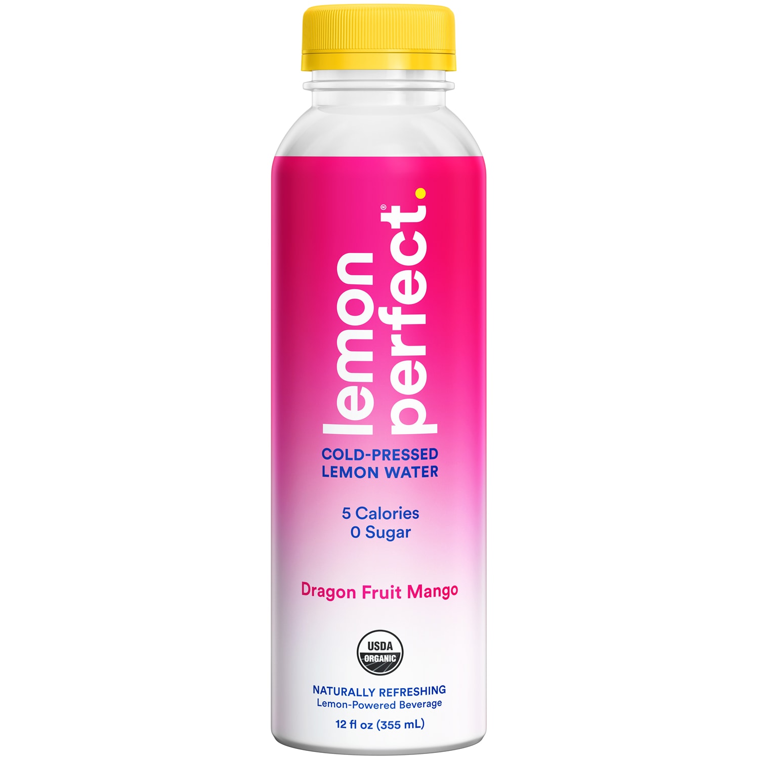 Lemon Perfect Cold-Pressed Lemon Water, Dragon Fruit Mango, Plastic Bottle