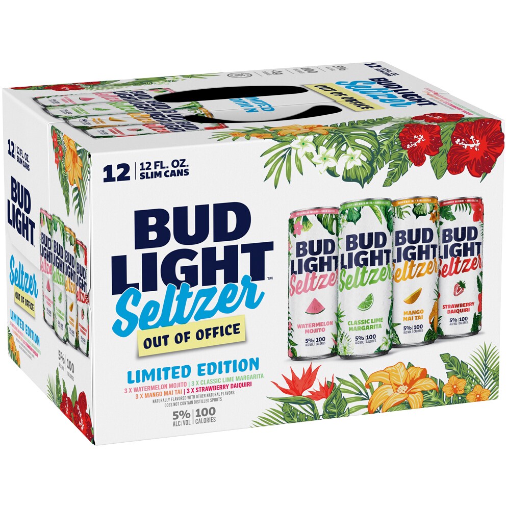 Bud Light Out of Office Seltzer Variety Pack, Cans