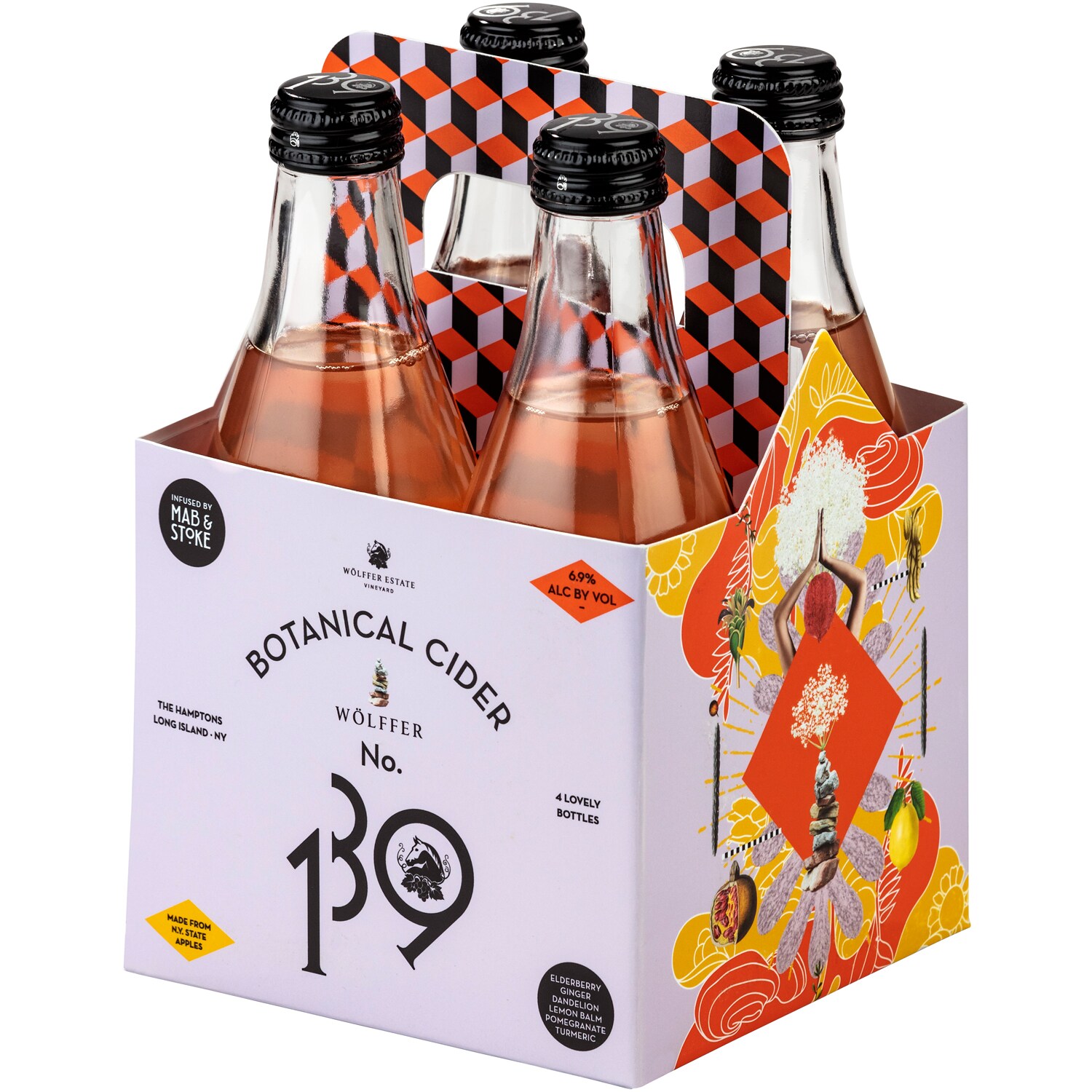 Wölffer Estate No. 139 Botanical Cider, Glass Bottles