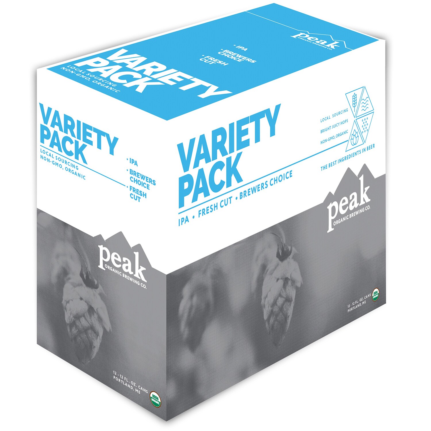 Peak Organic Variety Pack, Cans