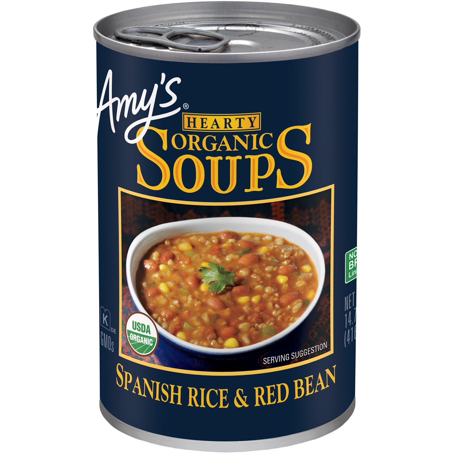 Amy's Organic Hearty Soup, Spanish Rice & Red Bean