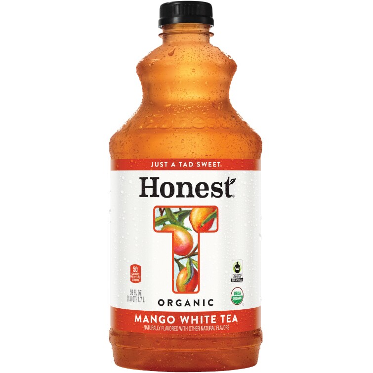 Honest Tea Organic Mango White Tea, Plastic Bottle
