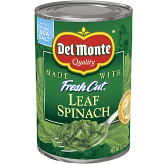 Del Monte Fresh Cut Leaf Spinach