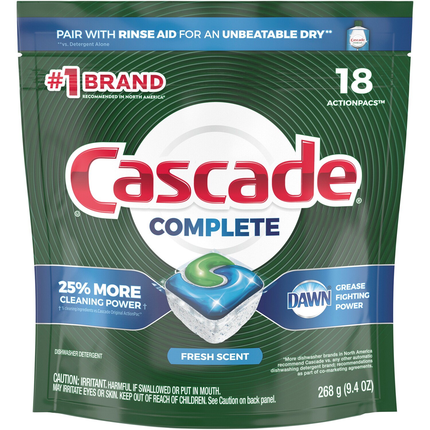 Cascade Complete ActionPacs, Fresh Scent FreshDirect