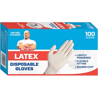 Mr. Clean Latex Disposable Gloves