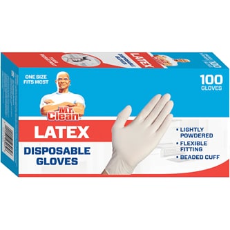 Mr. Clean Latex Disposable Gloves