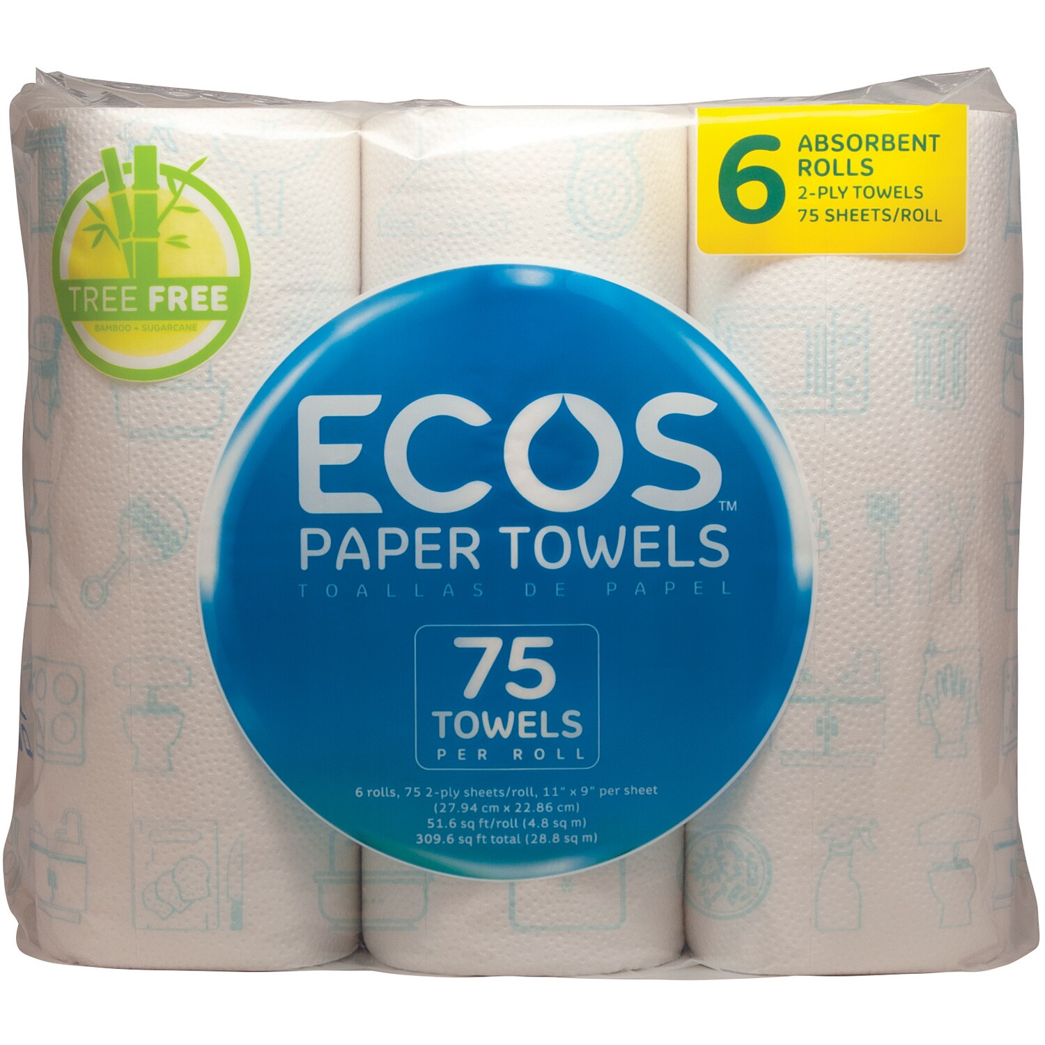 ECOS Tree Free 2-Ply Paper Towels