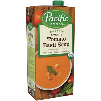 Pacific Organic Soup, Vegan Tomato Basil