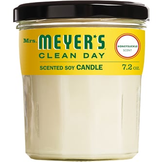 Mrs. Meyer's Clean Day Soy Candle, Honeysuckle