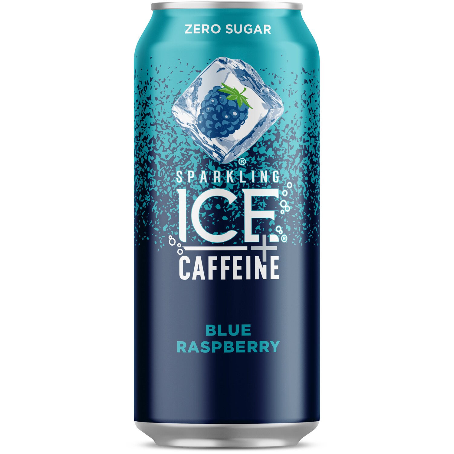 Sparkling Ice Sparkling Water + Caffeine, Blue Raspberry, Can