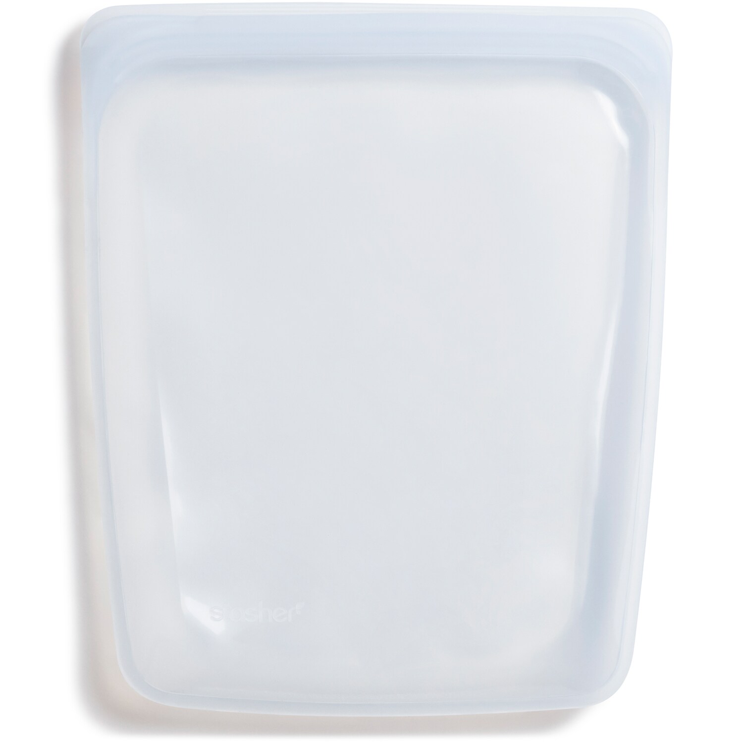 Stasher Reusable Silicone Bag, Half Gallon, Clear
