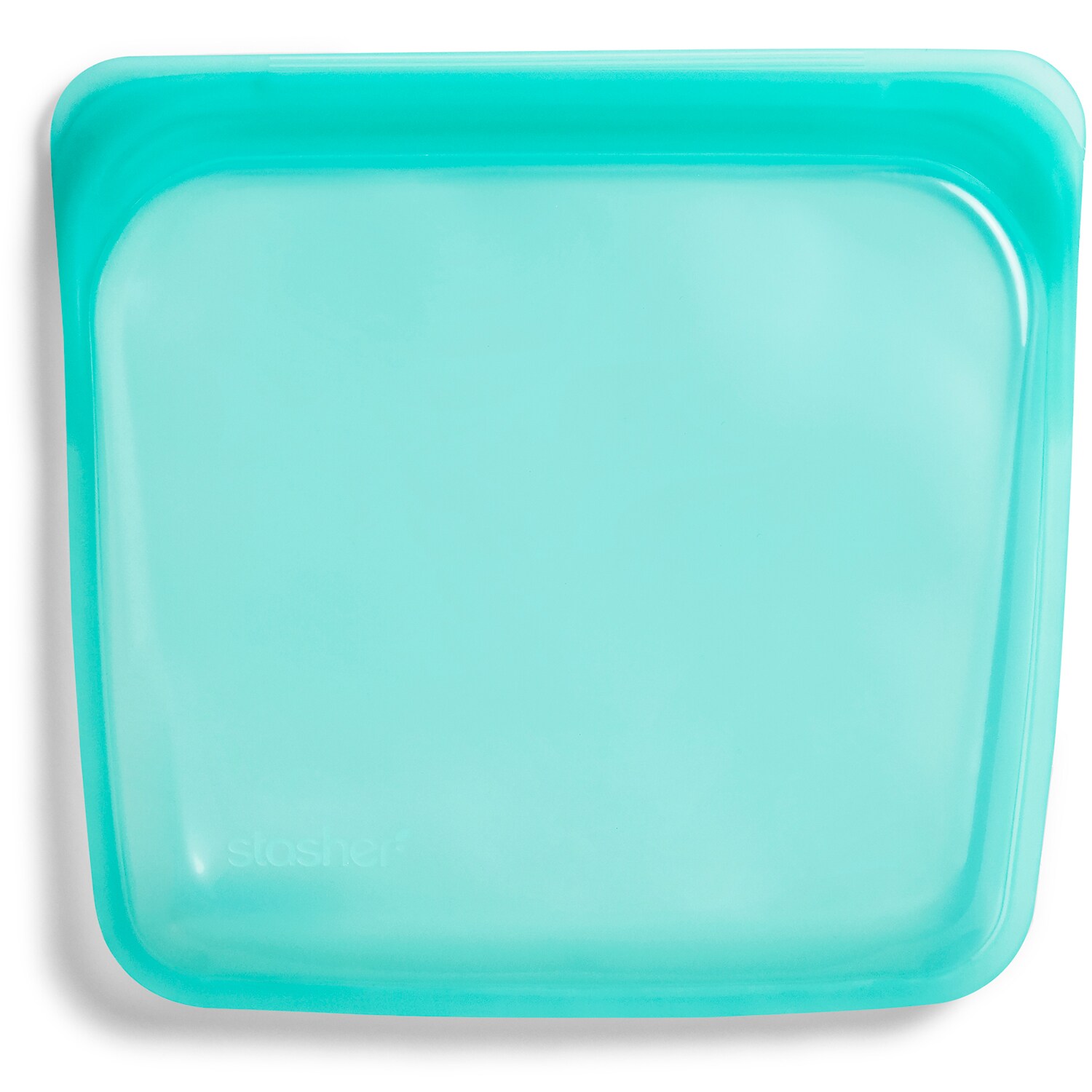 Stasher Reusable Silicone Sandwich Bag, Aqua