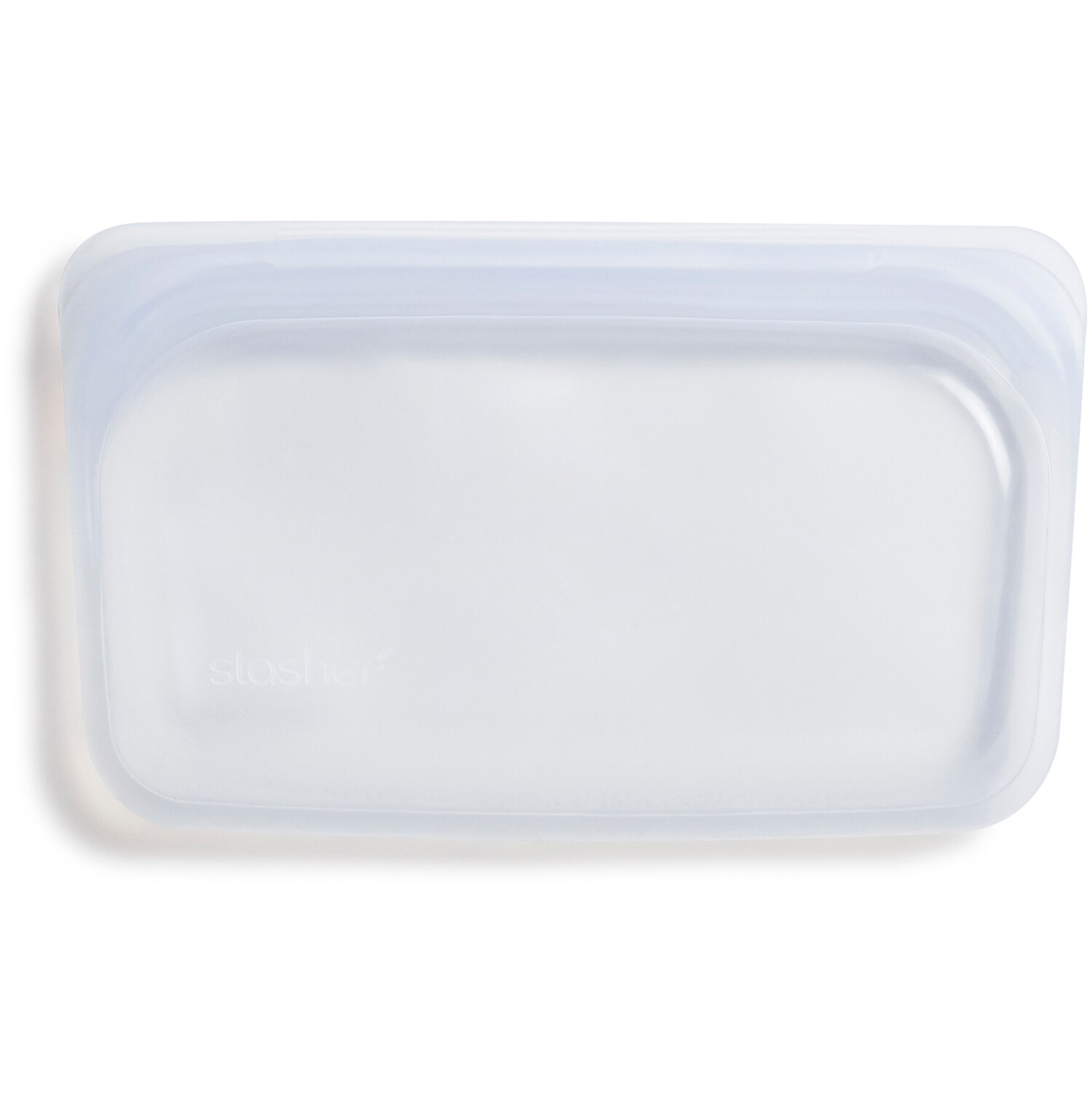 Stasher Reusable Silicone Snack Bag, Clear