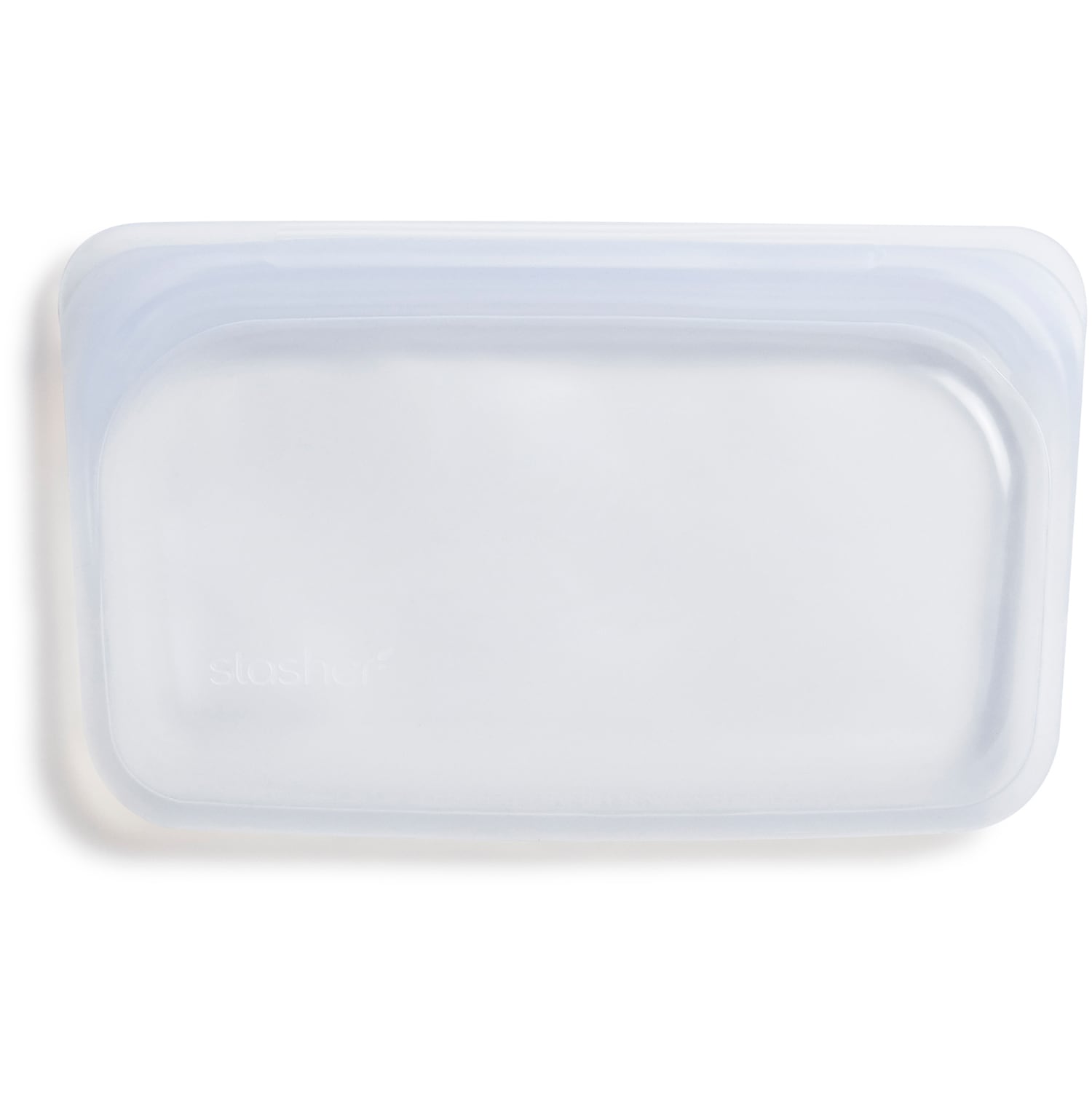 Stasher Reusable Silicone Snack Bag, Clear