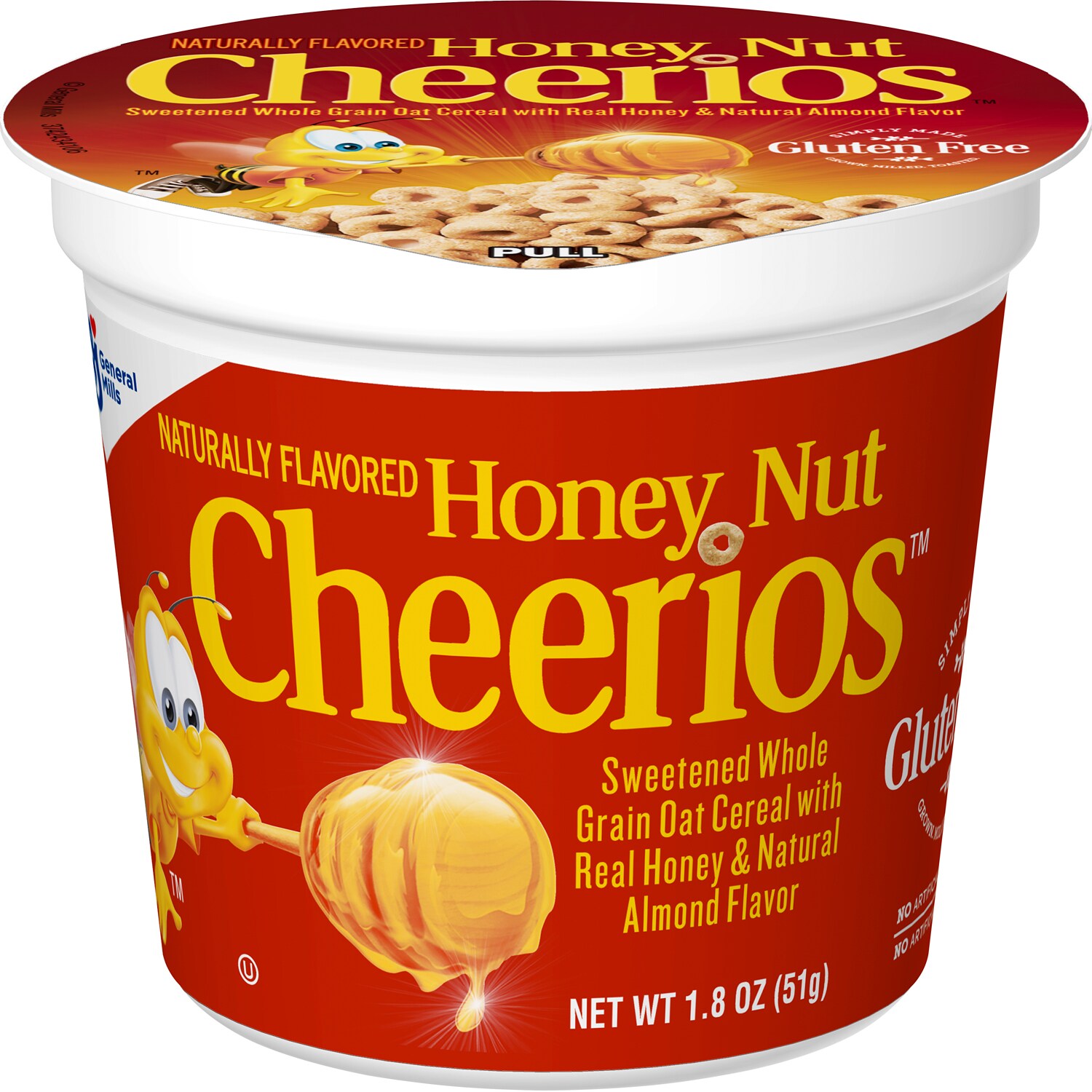General Mills Honey Nut Cheerios Cereal Cup