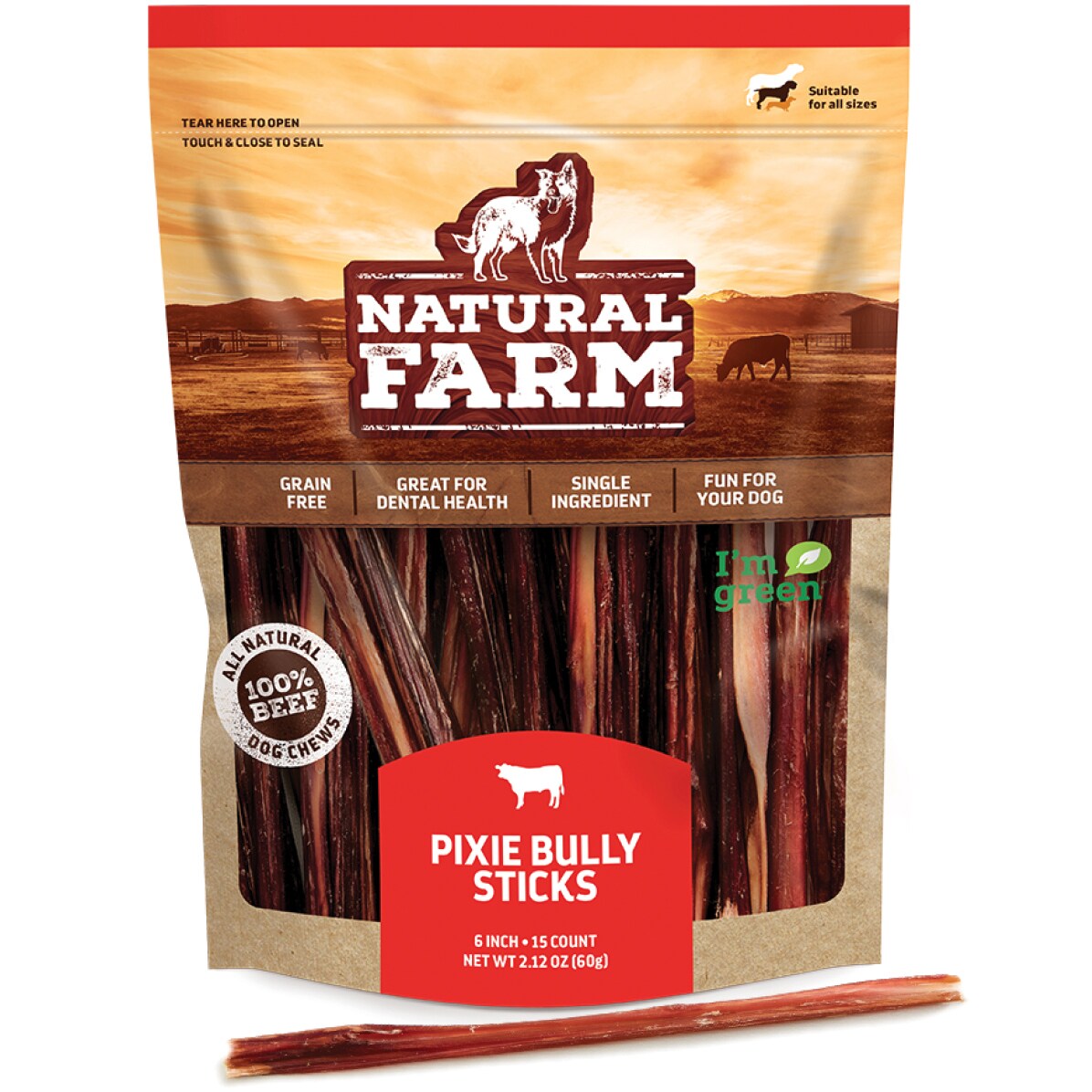 Natural Farm Pixie Bully Dog Sticks