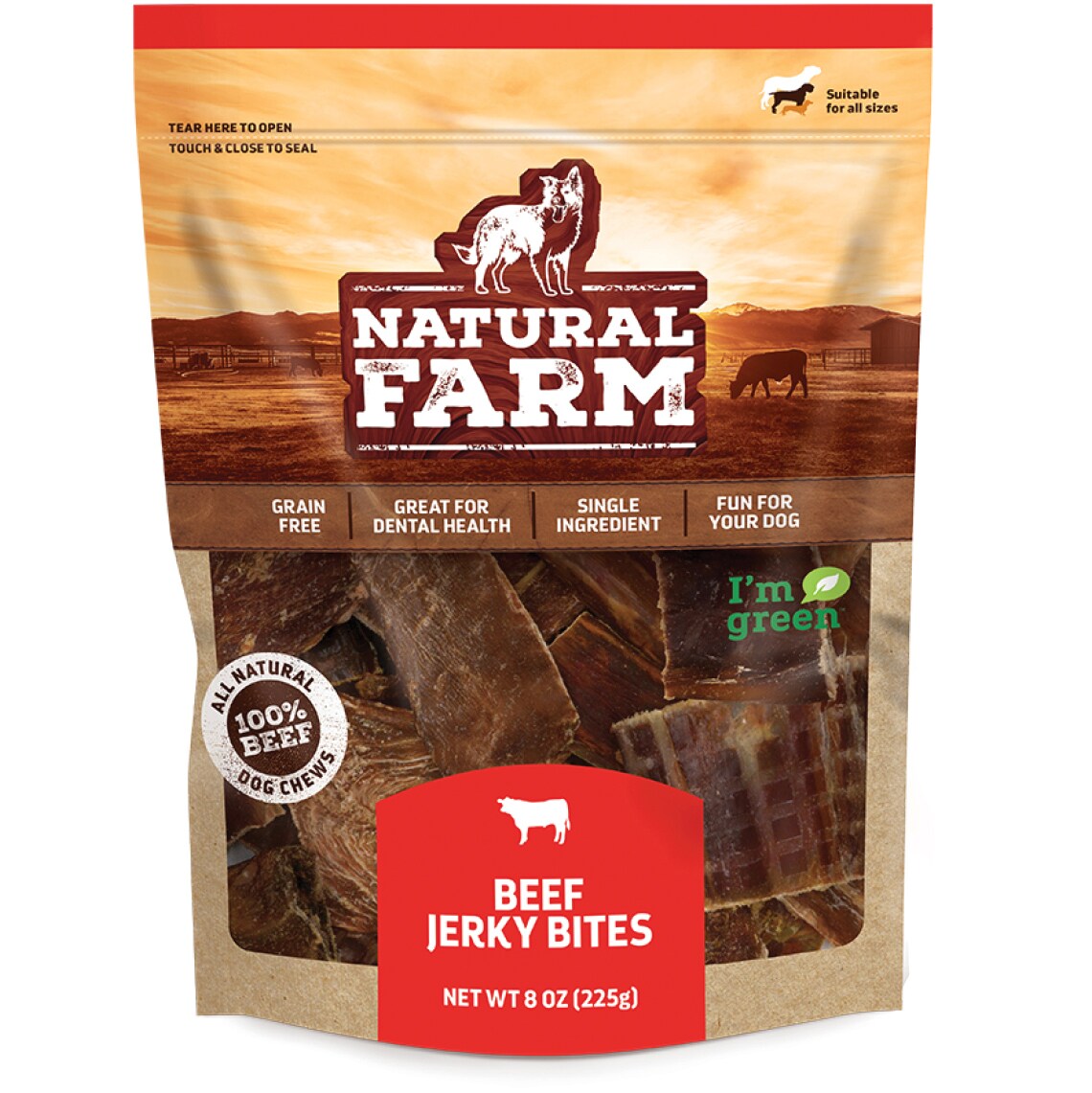 Natural Farm Beef Jerky Dog Bites