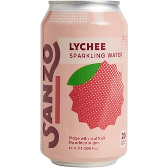 Sanzo Sparkling Water, Lychee, Can