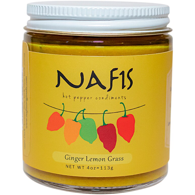 Nafis Hot Pepper Condiments, Ginger Lemongrass