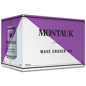Montauk Brewing Wave Chaser IPA, Cans
