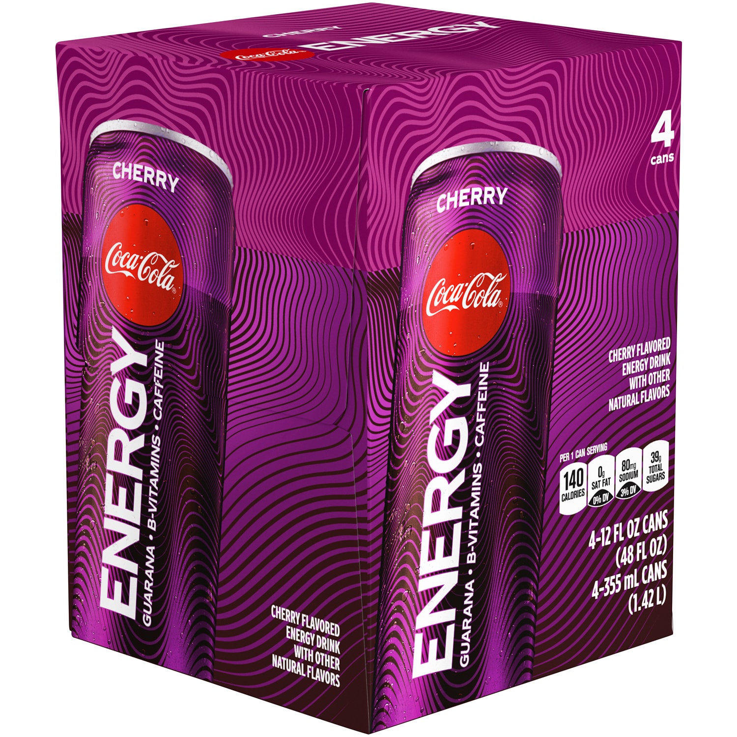 Coca-Cola Energy Drink, Cherry, Cans