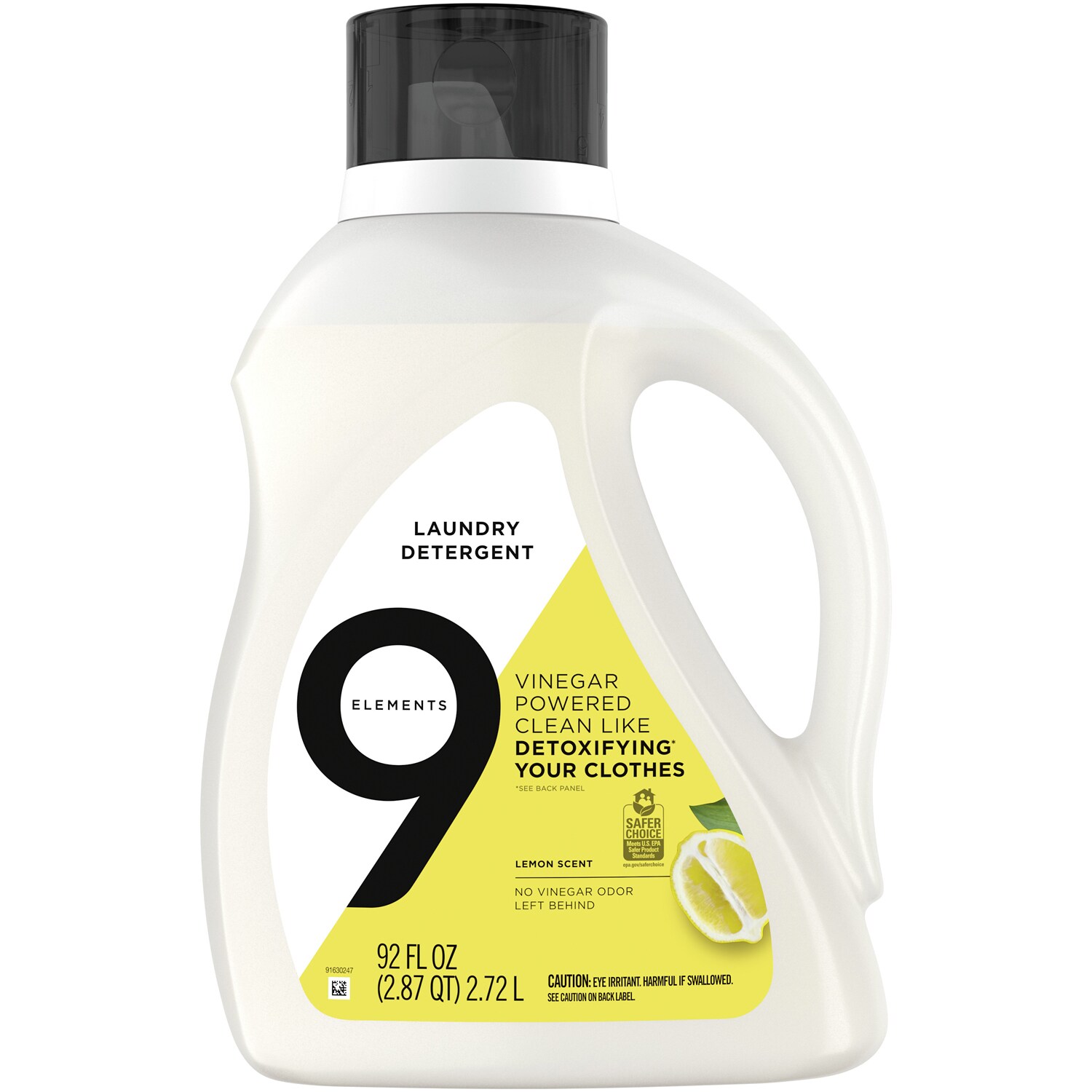 9 Elements Liquid Laundry Detergent, Citrus Scent