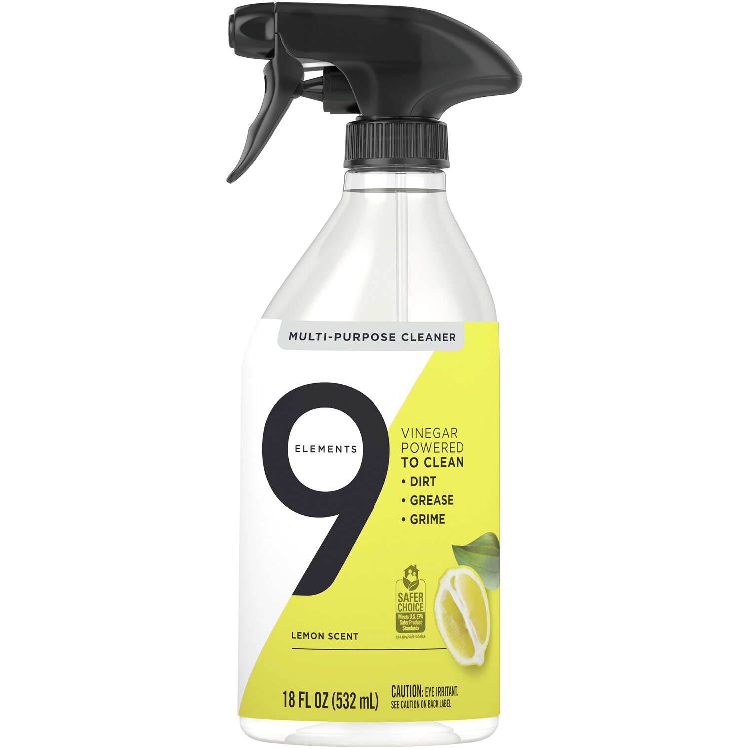 9 Elements Multi-Purpose Cleaner Spray, Lemon Scent