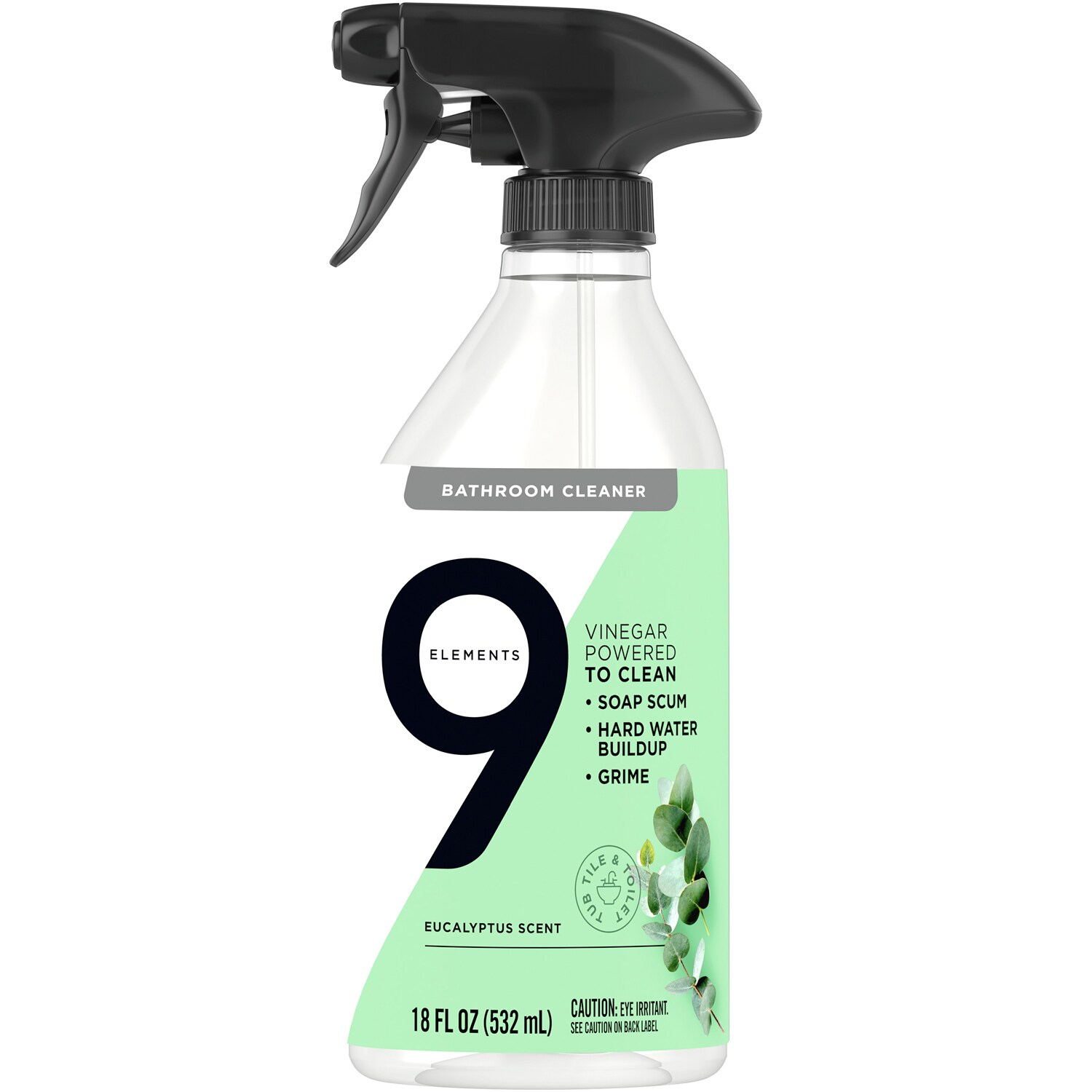 9 Elements Bathroom Cleaner Spray, Eucalyptus Scent
