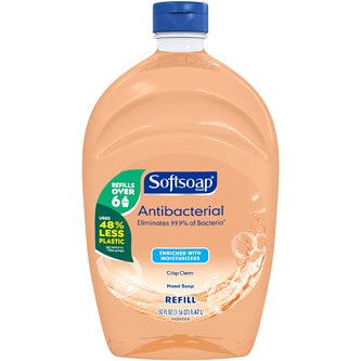 Softsoap Antibacterial Hand Soap Refill, Crisp Clean