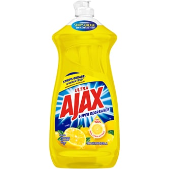 Ajax Ultra Degreaser Dish Liquid, Lemon