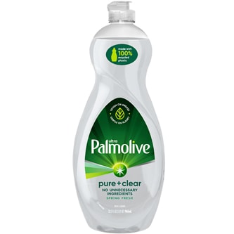 Palmolive Ultra Pure + Clear Dish Liquid, Spring Fresh