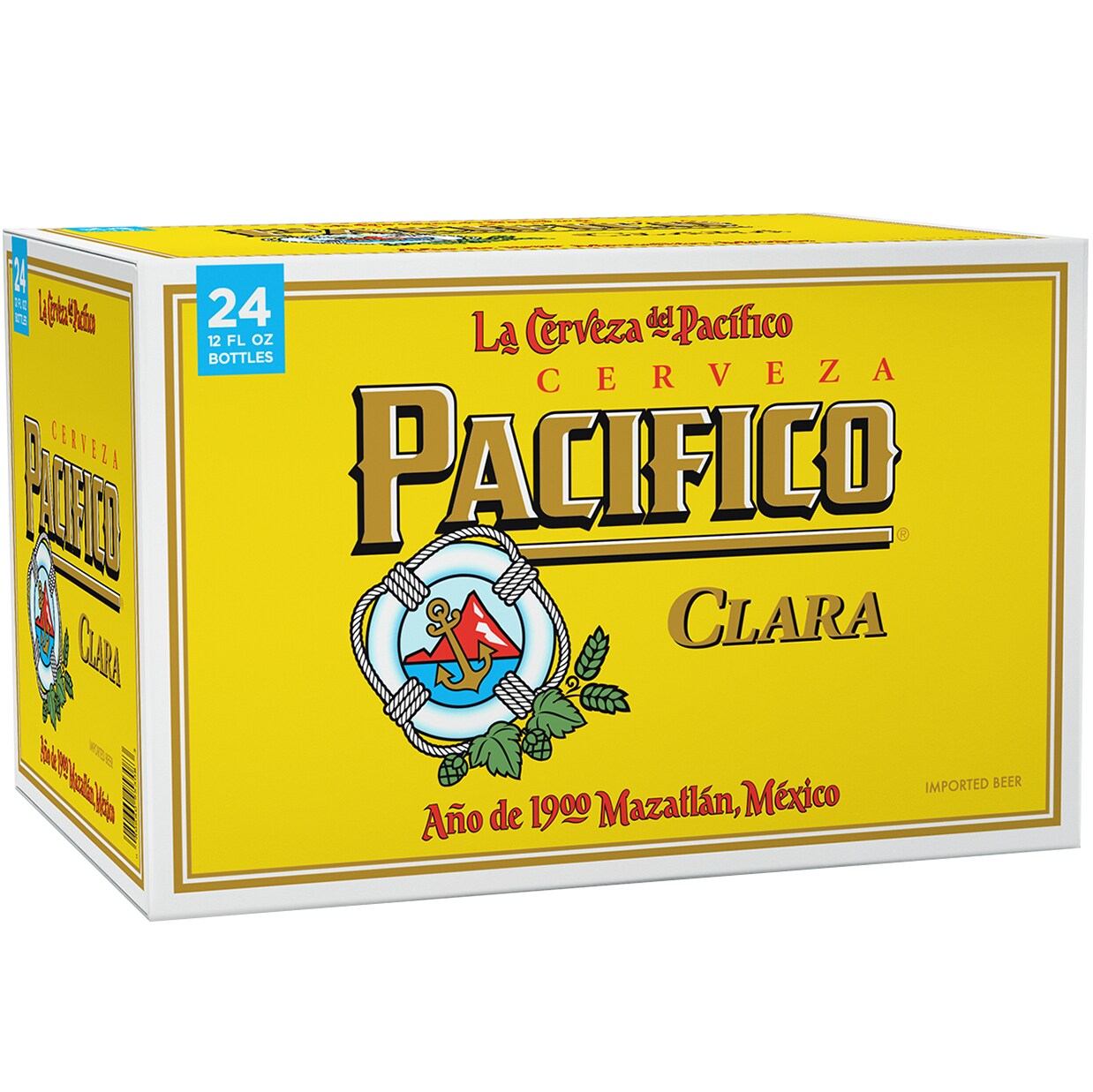 Pacifico Pilsner, Glass Bottles
