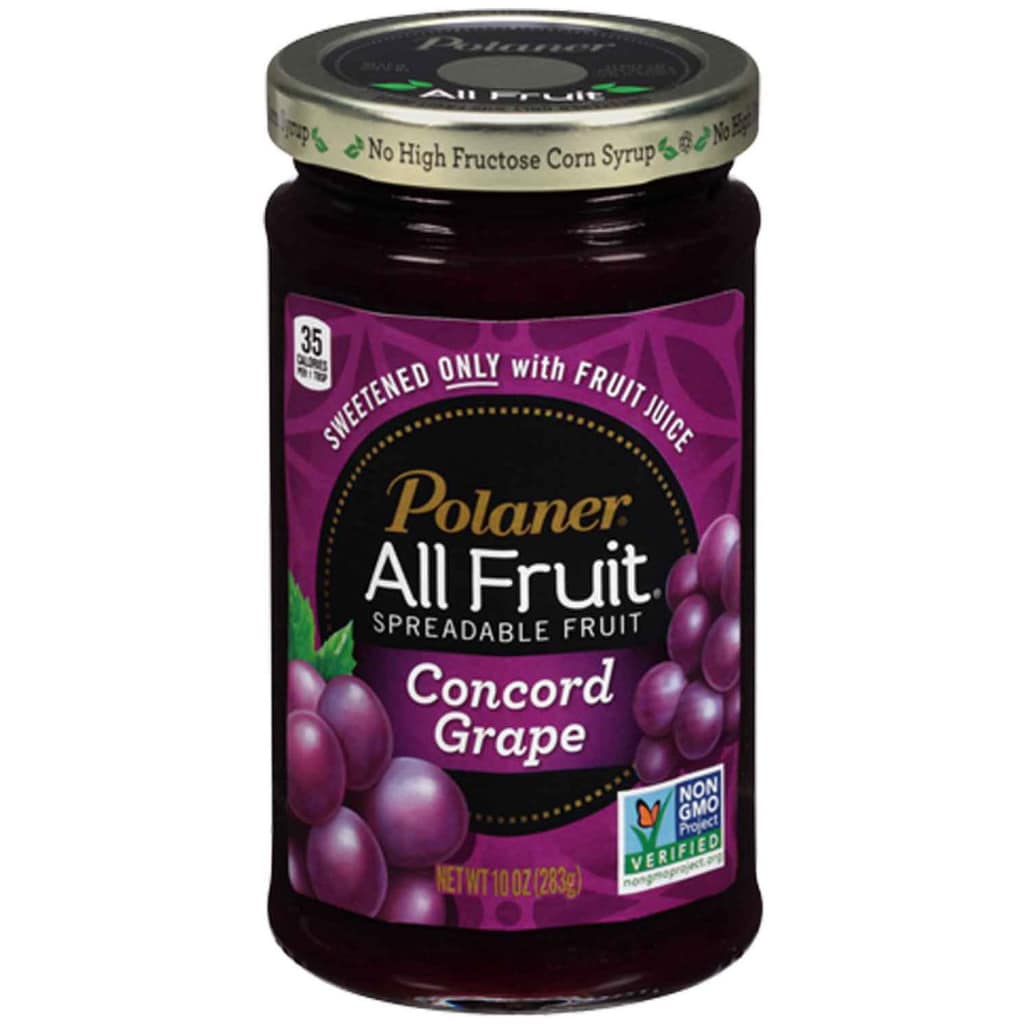 Polaner All Fruit Spreadable Fruit, Concord Grape 