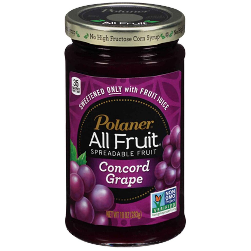 Polaner All Fruit Spreadable Fruit, Concord Grape 