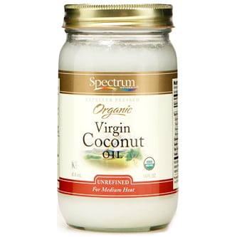 Spectrum Organic Virgin Coconut Oil, Unrefined (for Medium Heat)
