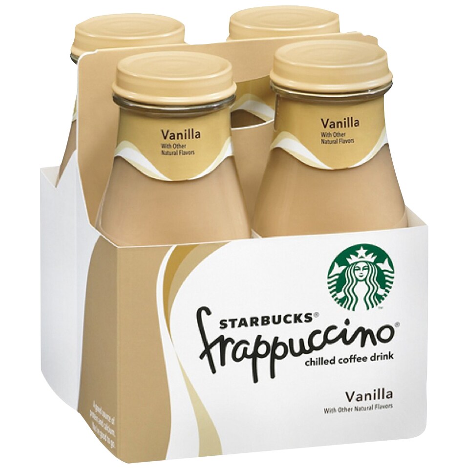 Starbucks Coffee Frappuccino, Vanilla, Glass Bottles