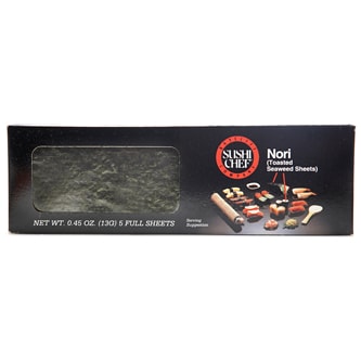 Sushi Chef Nori (Toasted Seaweed Sheets)