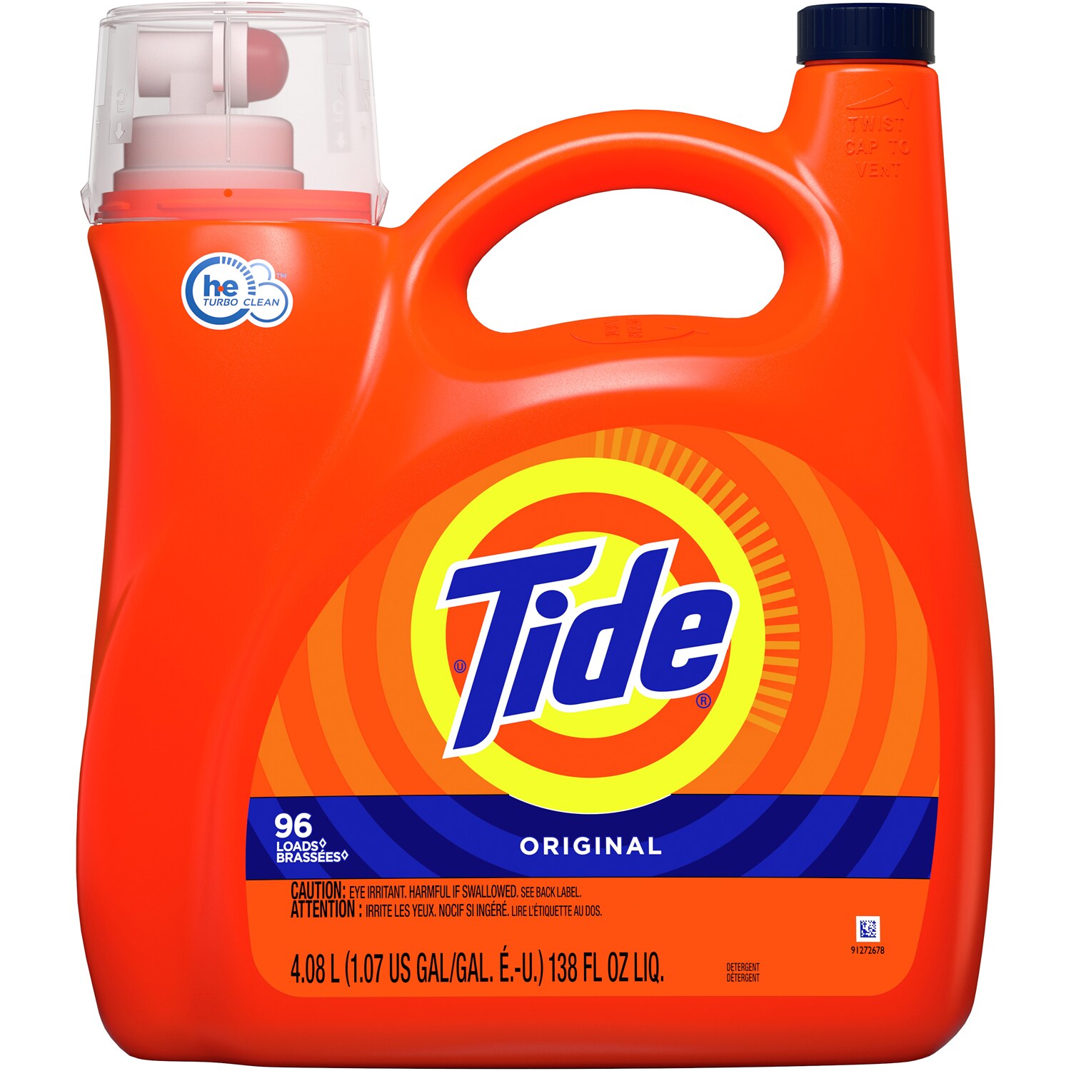 Tide HE Liquid Laundry Detergent, Original Scent