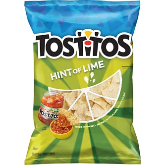 Tostitos Restaurant Style Hint of Lime Tortilla Chips