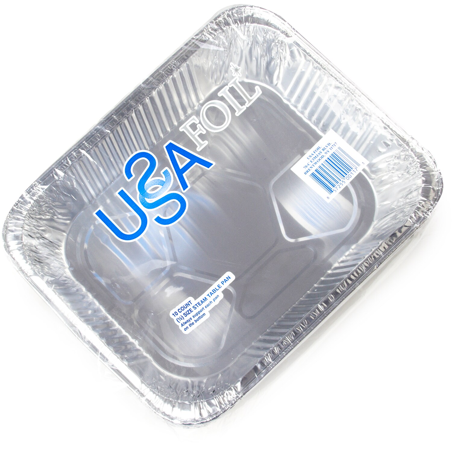 USA Foil Half-Size Aluminum Steamer/Roaster Pan