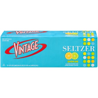 Vintage Seltzer, Lemon-Lime, Cans