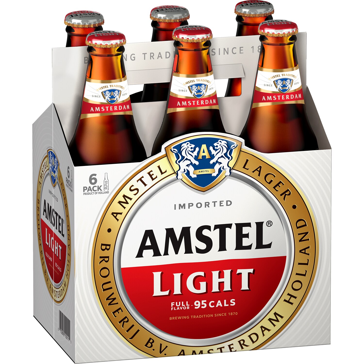 Amstel Light Lager, Glass Bottles