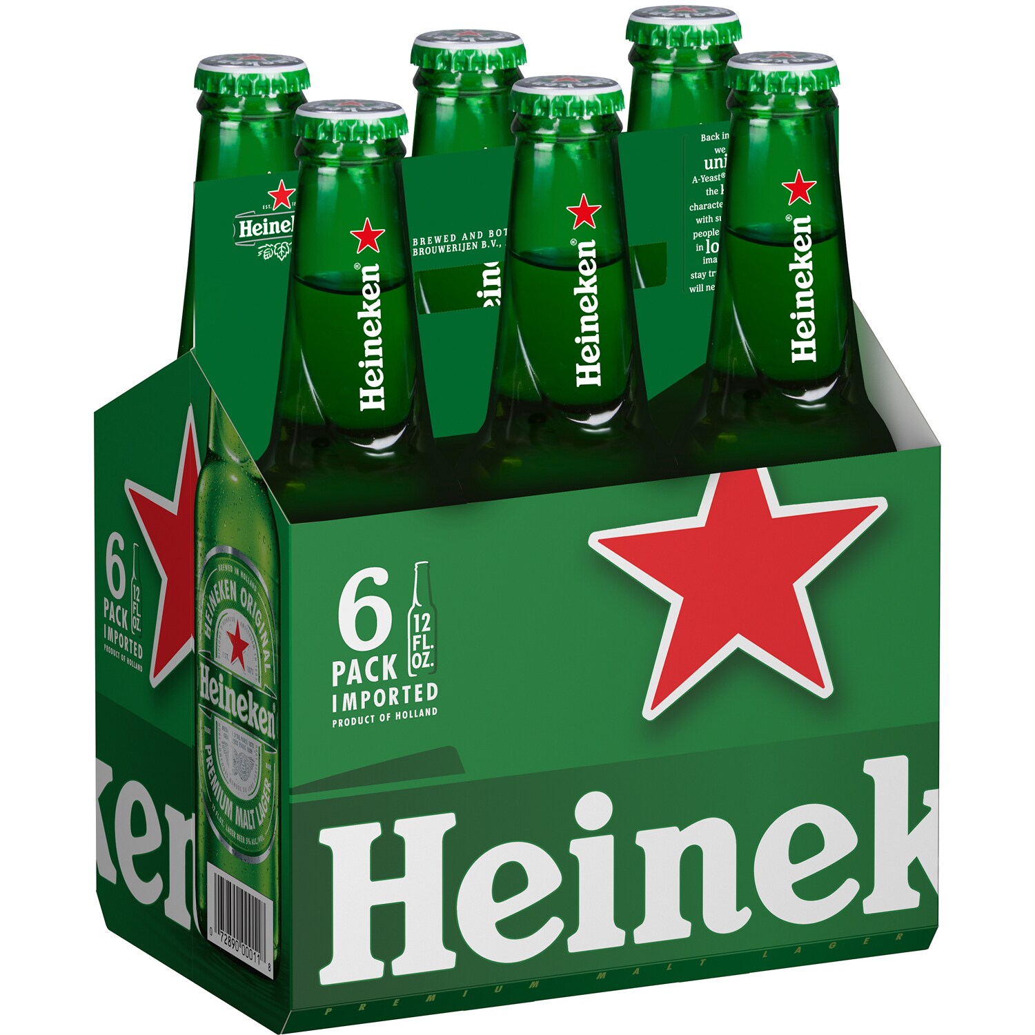 Heineken Lager, Glass Bottles