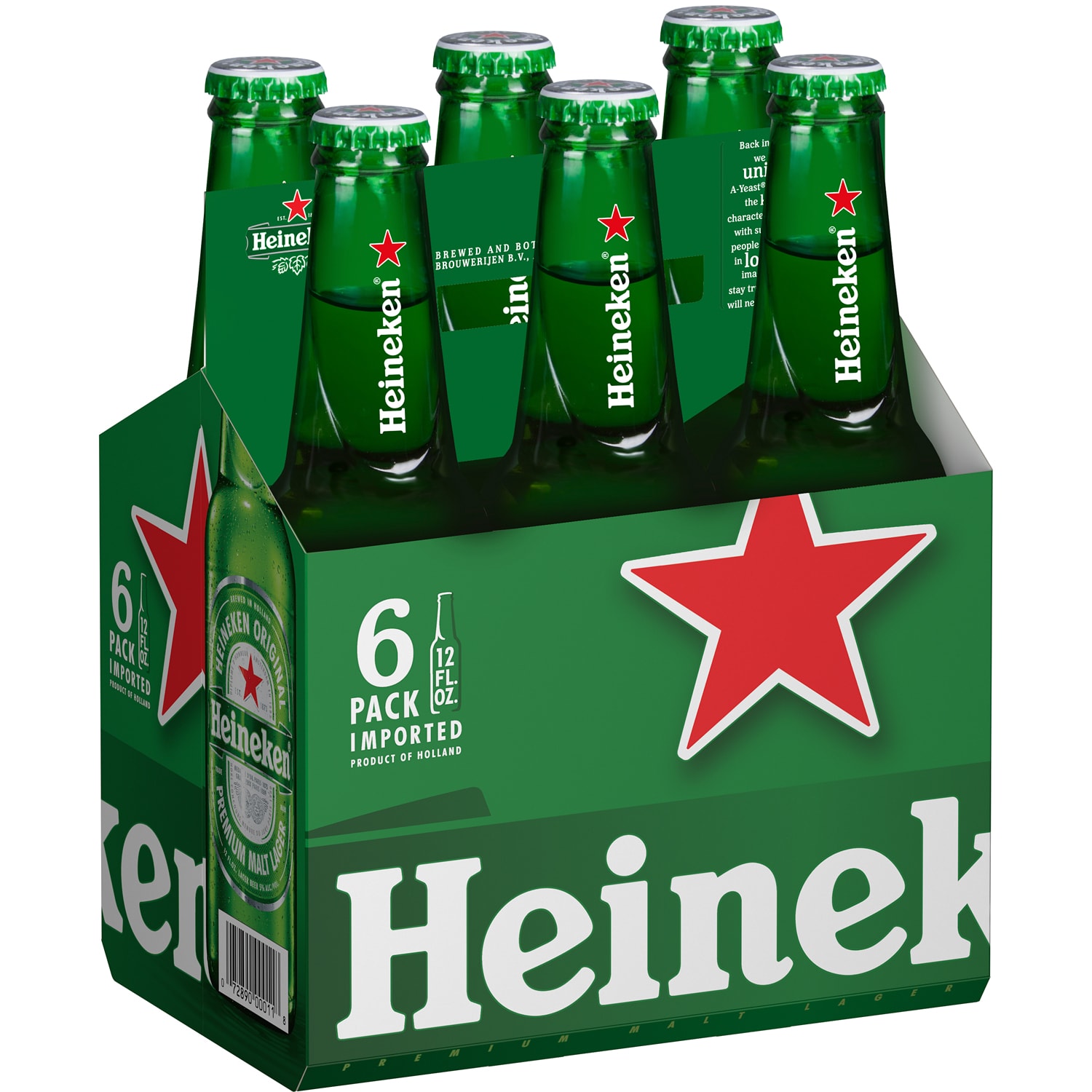 Heineken Lager, Glass Bottles