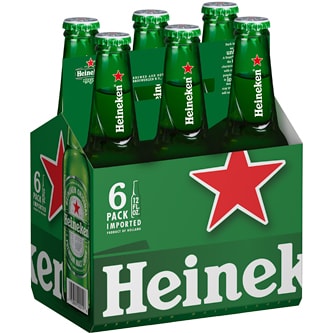 Heineken Lager, Glass Bottles