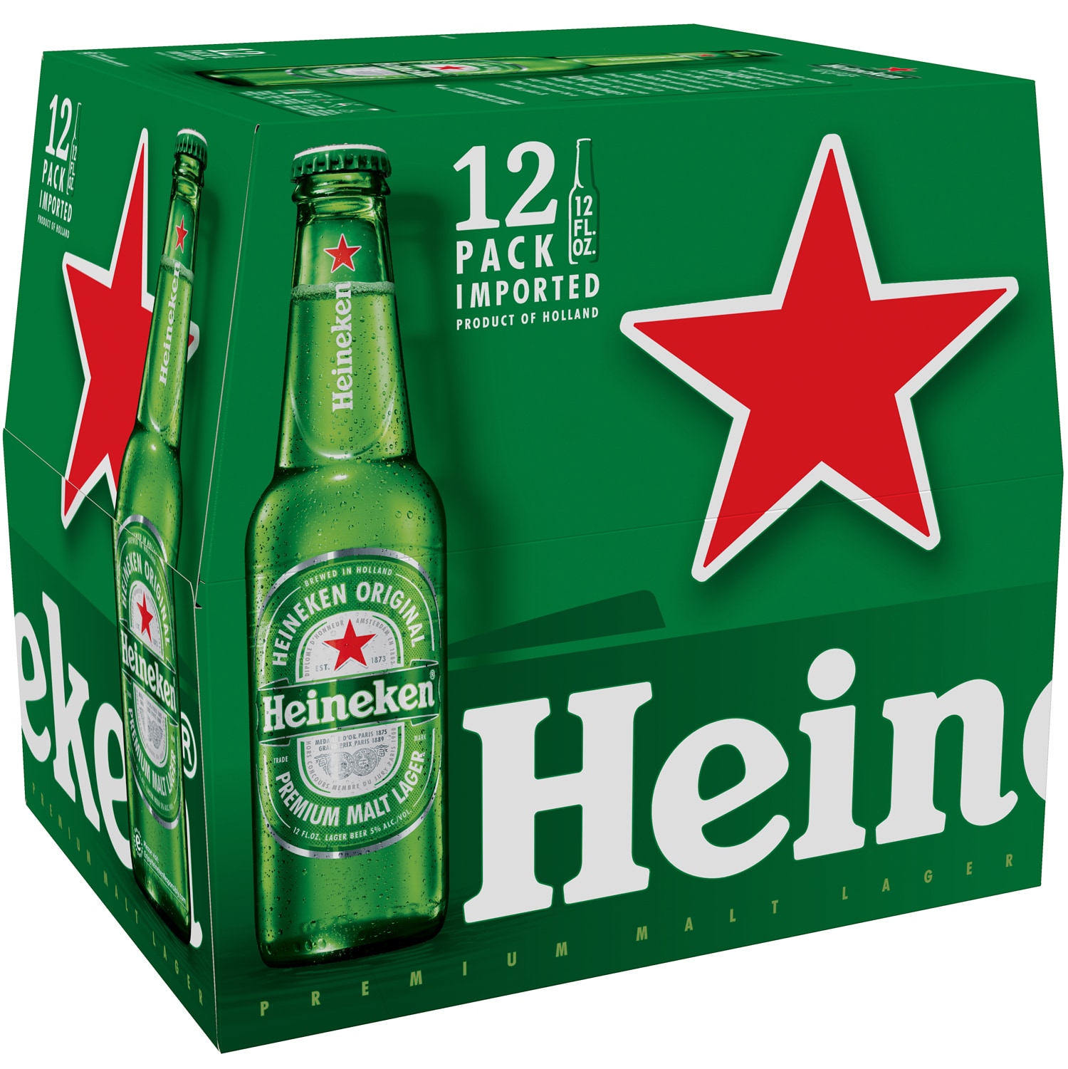 Heineken Lager, Glass Bottles