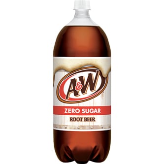 A&W Zero Sugar Root Beer, Plastic Bottle