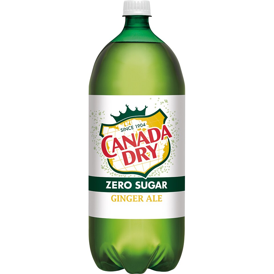 Canada Dry Zero Sugar Ginger Ale, Plastic Bottle